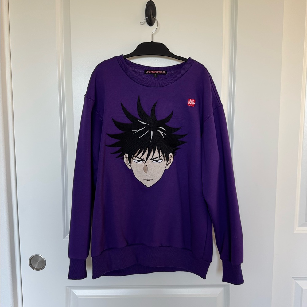 Jujutsu Kaisen Megumi Embroidered Sweatshirt